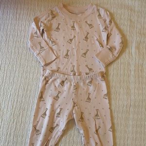 Kissy Kissy Sophie La Giraffe girls jammies